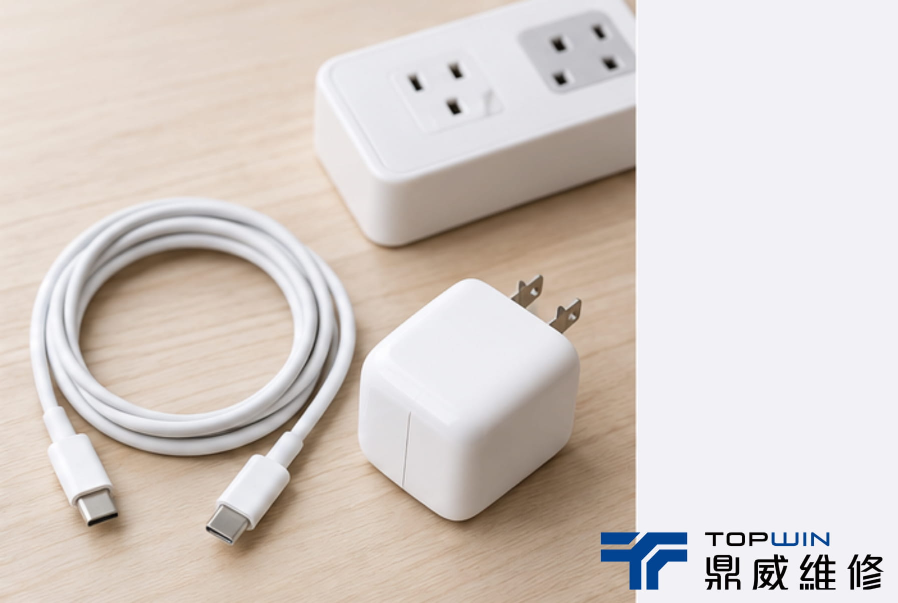 逐一替換充電線、充電器與插座