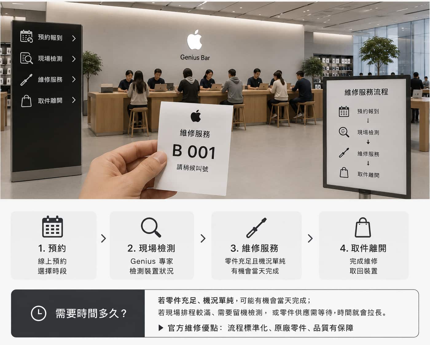 Apple官方iPhone換電池要多久?