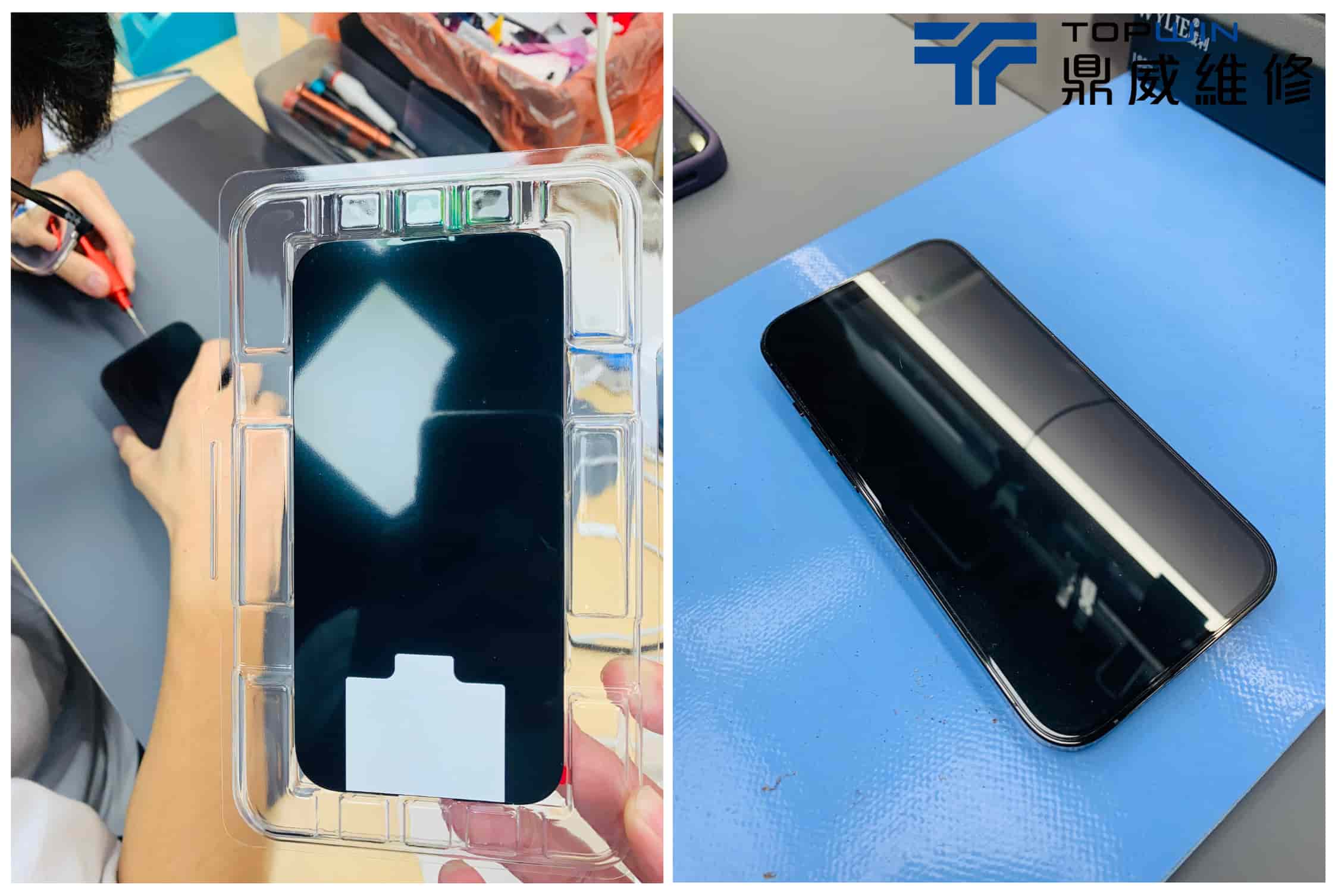 iPhone螢幕維修案例-鼎威維修過程
