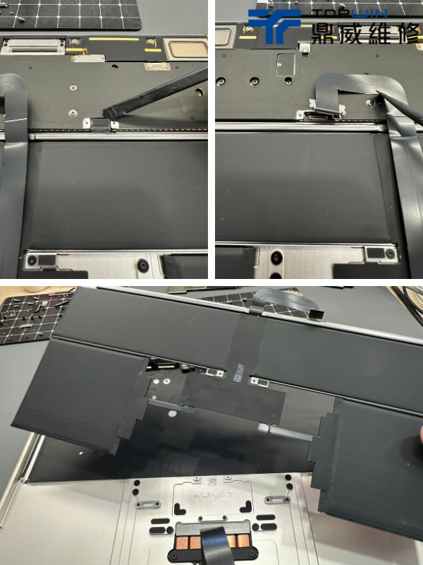 MacBook Air M2 A2681 鍵盤零件拆裝 3