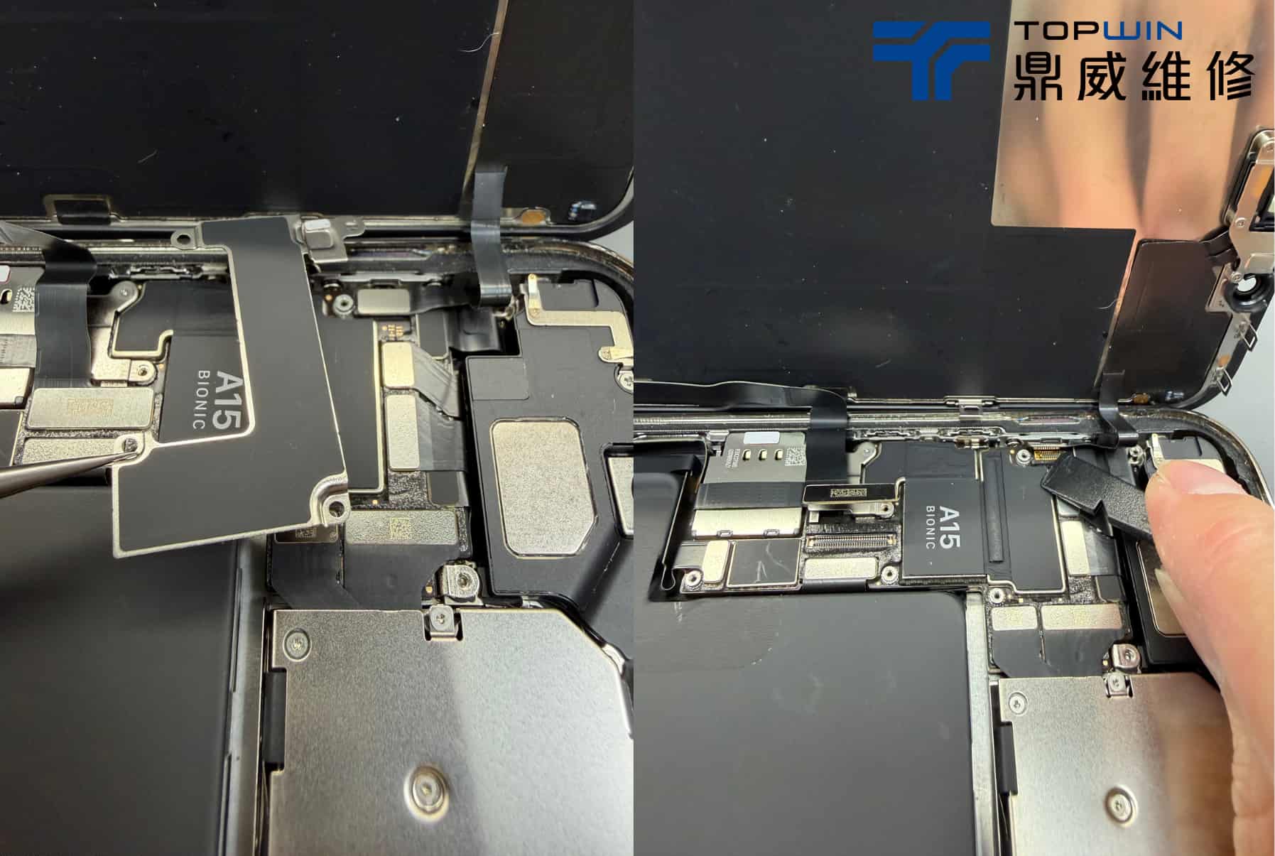 iPhone 13 Pro Max 麥克風維修過程照片 4