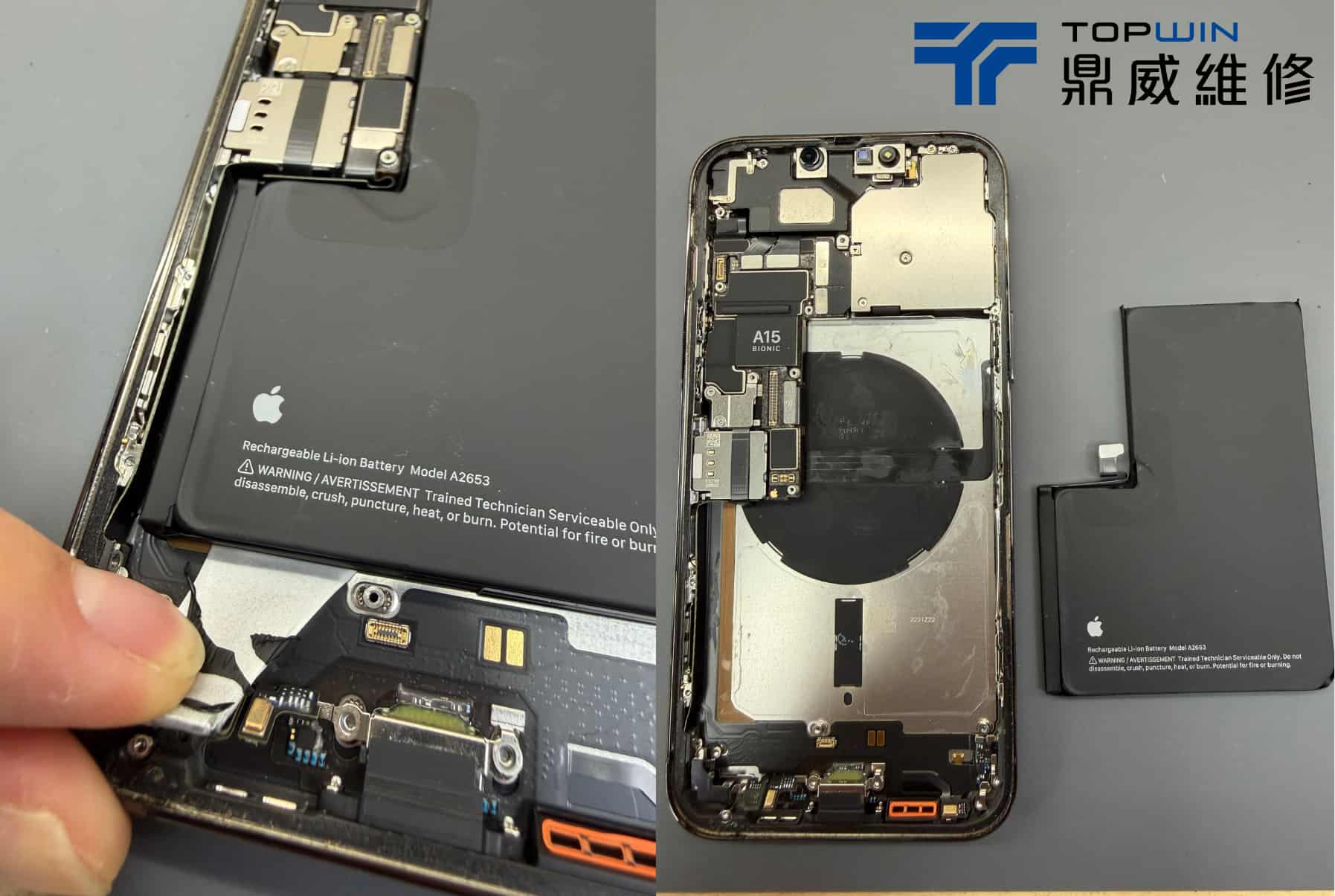 iPhone 13 Pro Max 麥克風維修過程照片 8