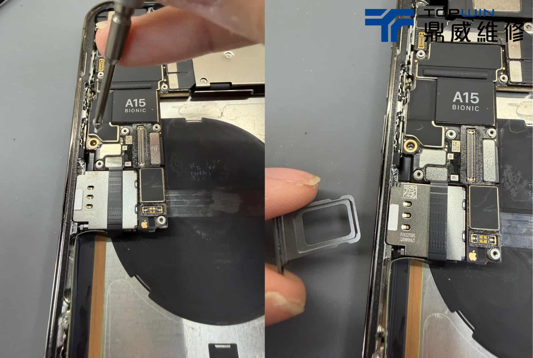 iPhone 13 Pro Max 麥克風維修過程照片 9