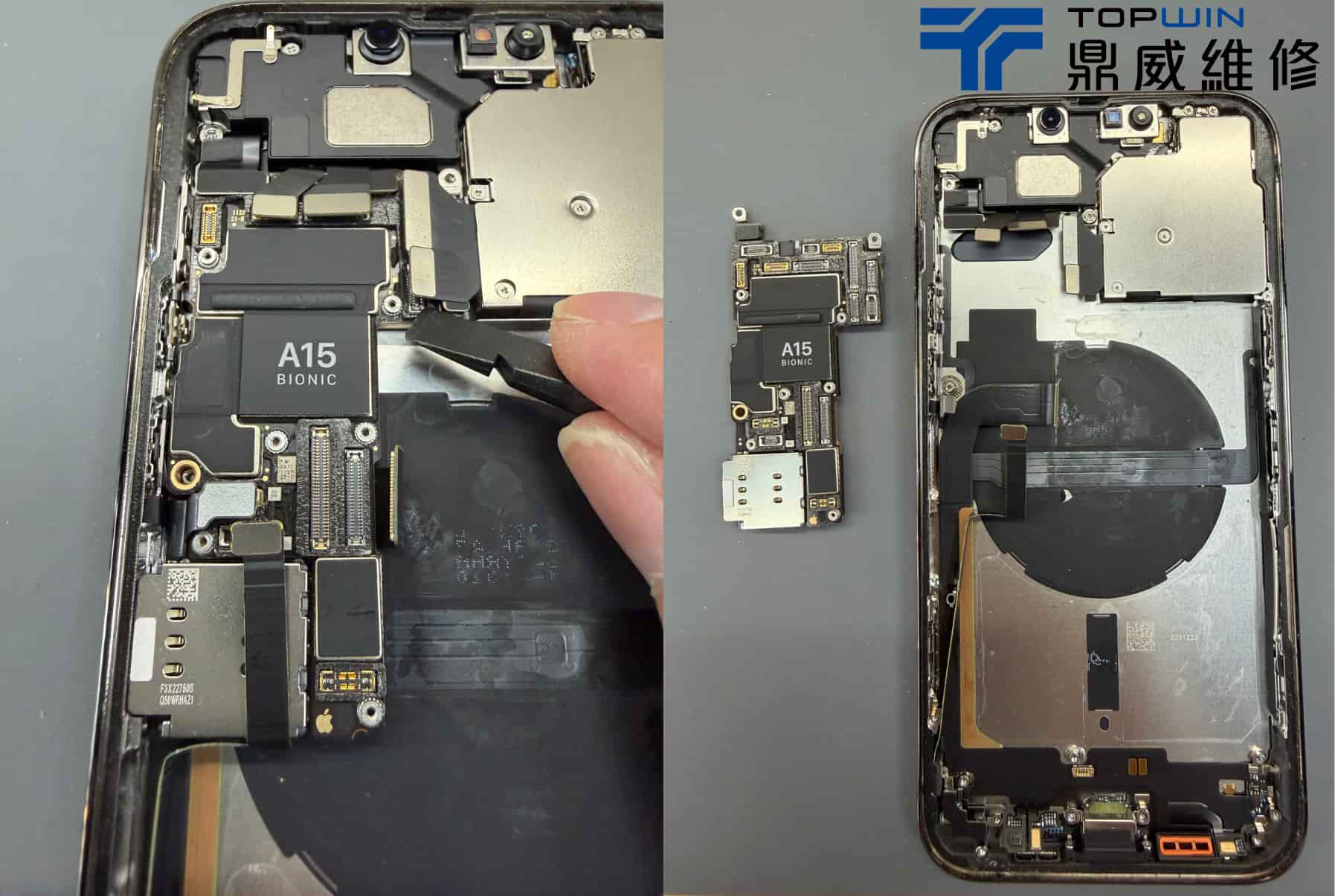 iPhone 13 Pro Max 麥克風維修過程照片 10