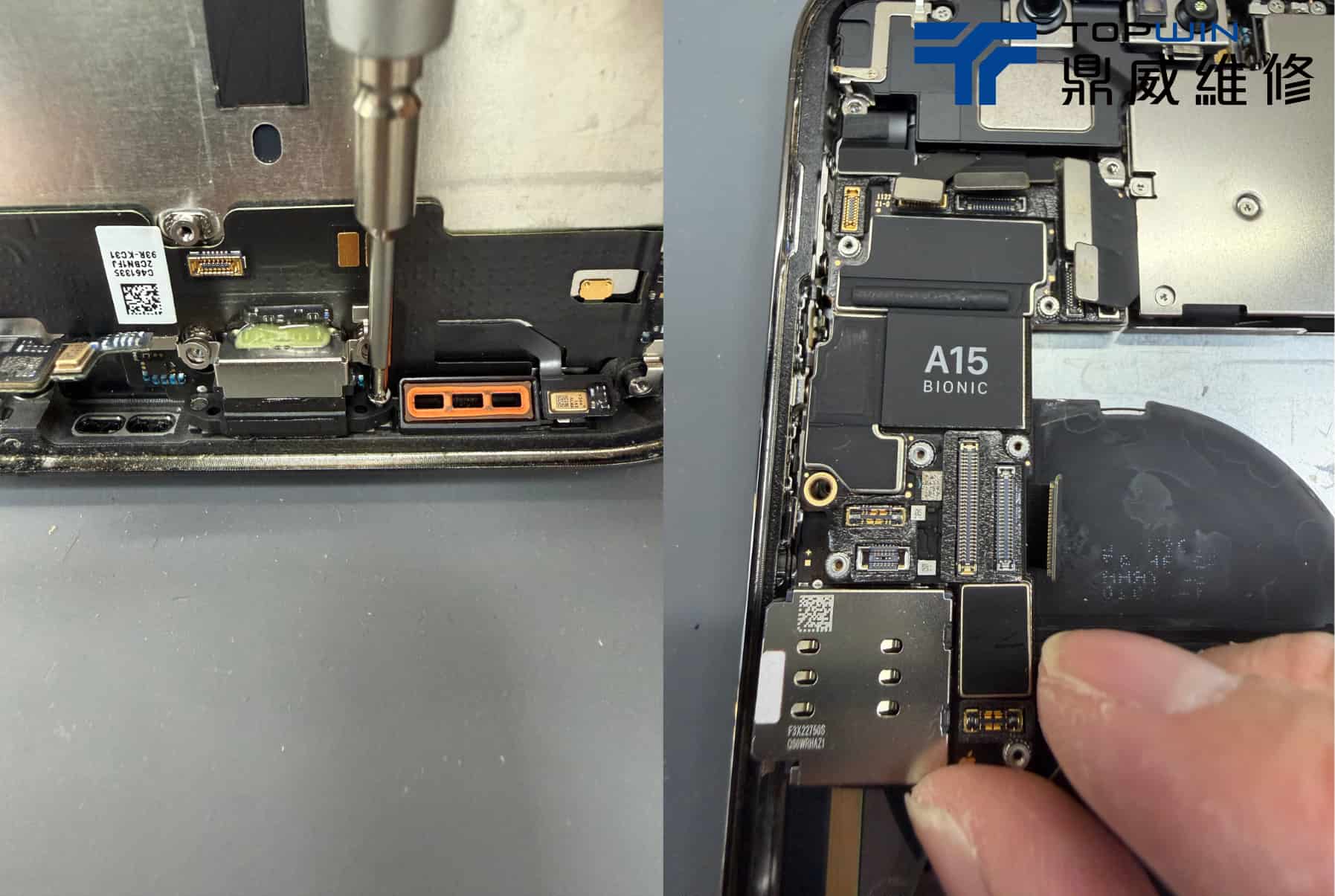 iPhone 13 Pro Max 麥克風維修過程照片 12