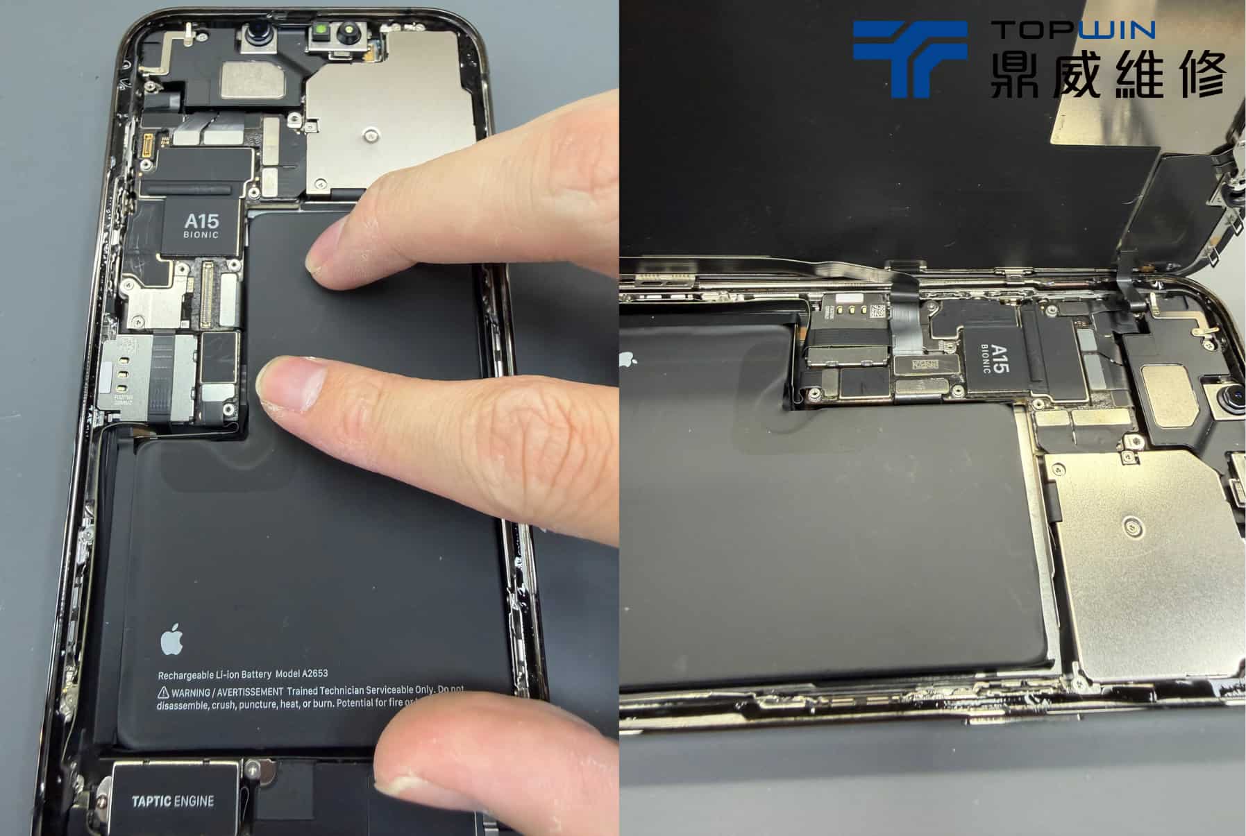 iPhone 13 Pro Max 麥克風維修過程照片 15