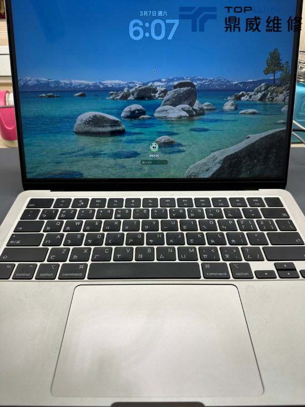 MacBook Air M2 A2681 觸控板更換完成測試 5