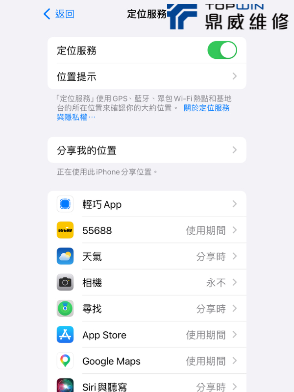 App長時間使用或持續在背景運作