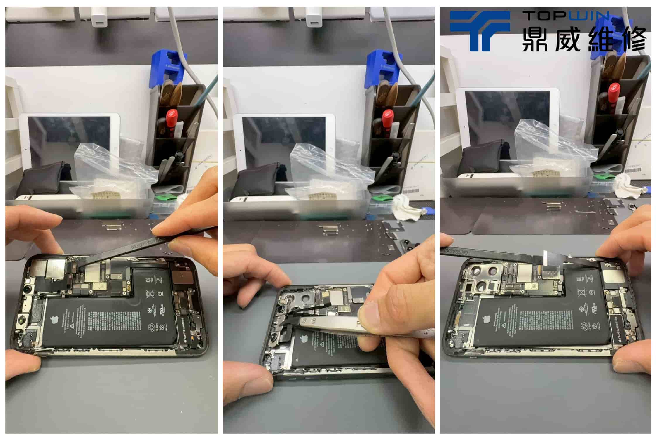 iPhone維修案例-序取下各個部位的零件1