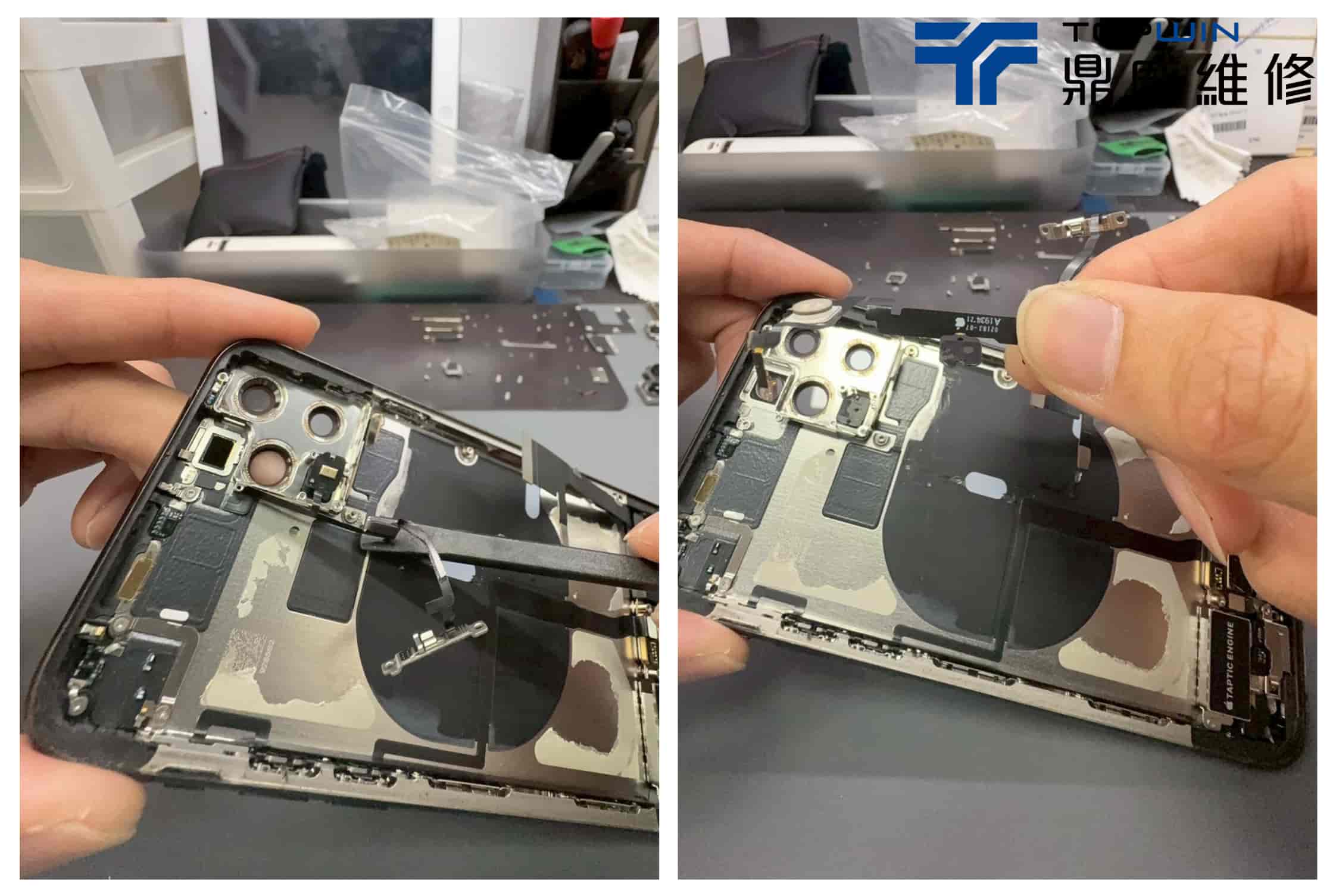 iPhone維修案例-更換全新電源鍵排線1