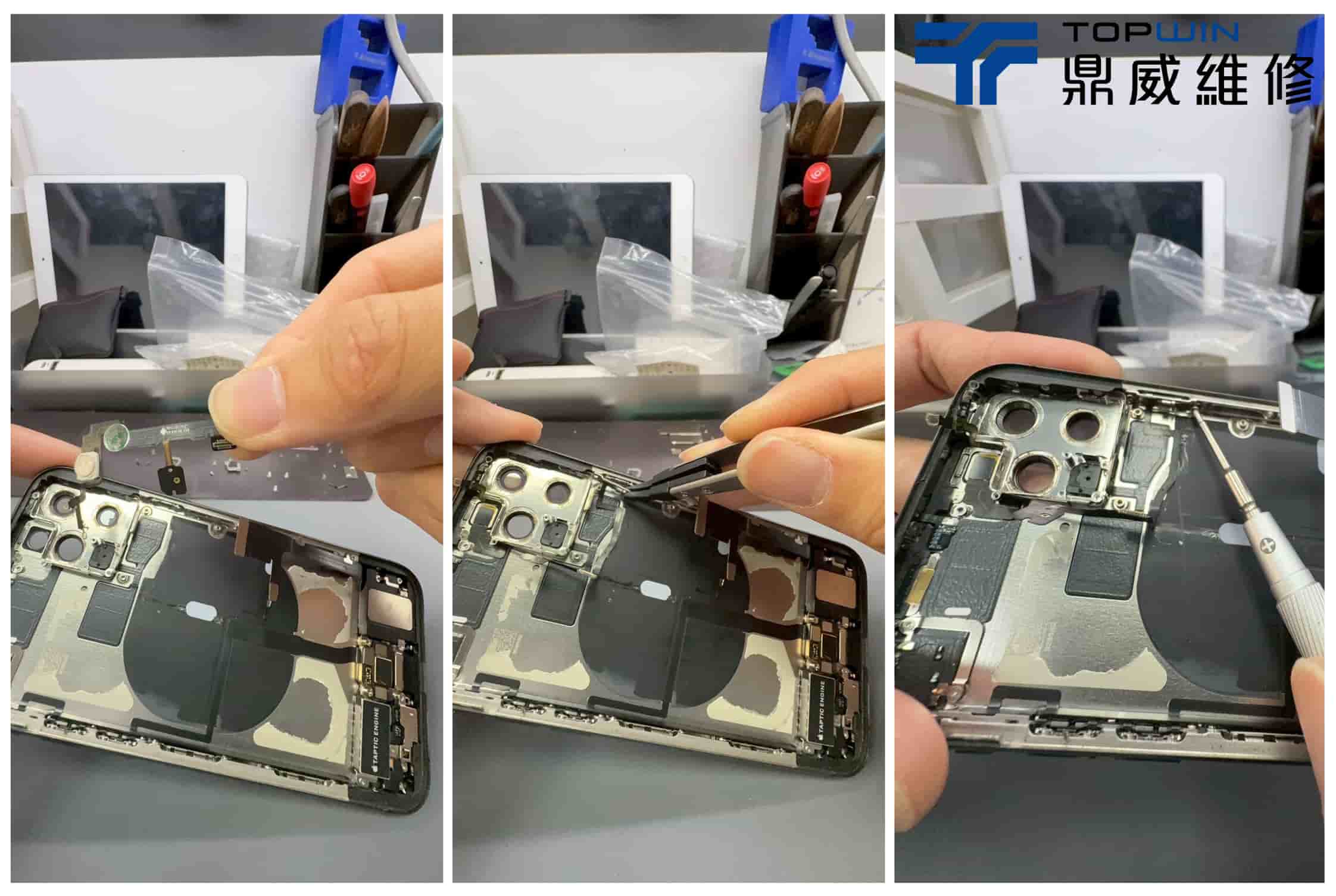 iPhone維修案例-更換全新電源鍵排線2