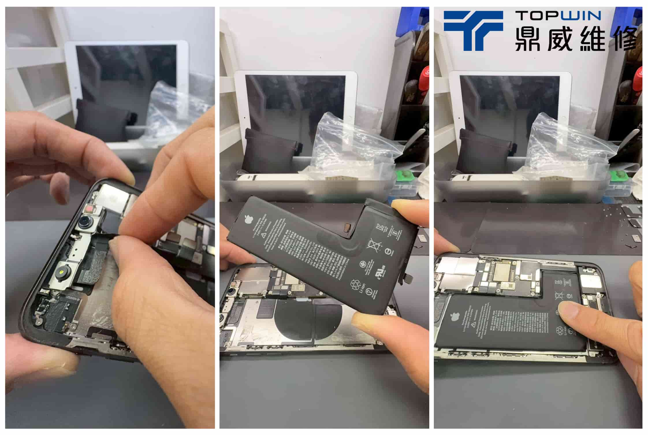 iPhone維修案例-依序將各個零件裝回2
