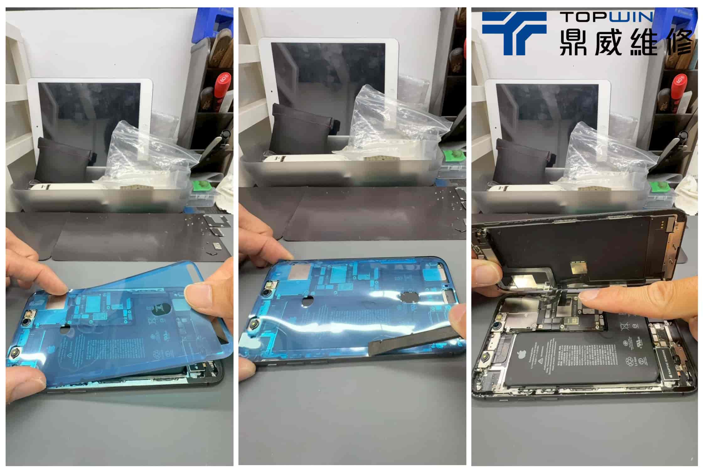 iPhone維修案例-貼上全新防水膠