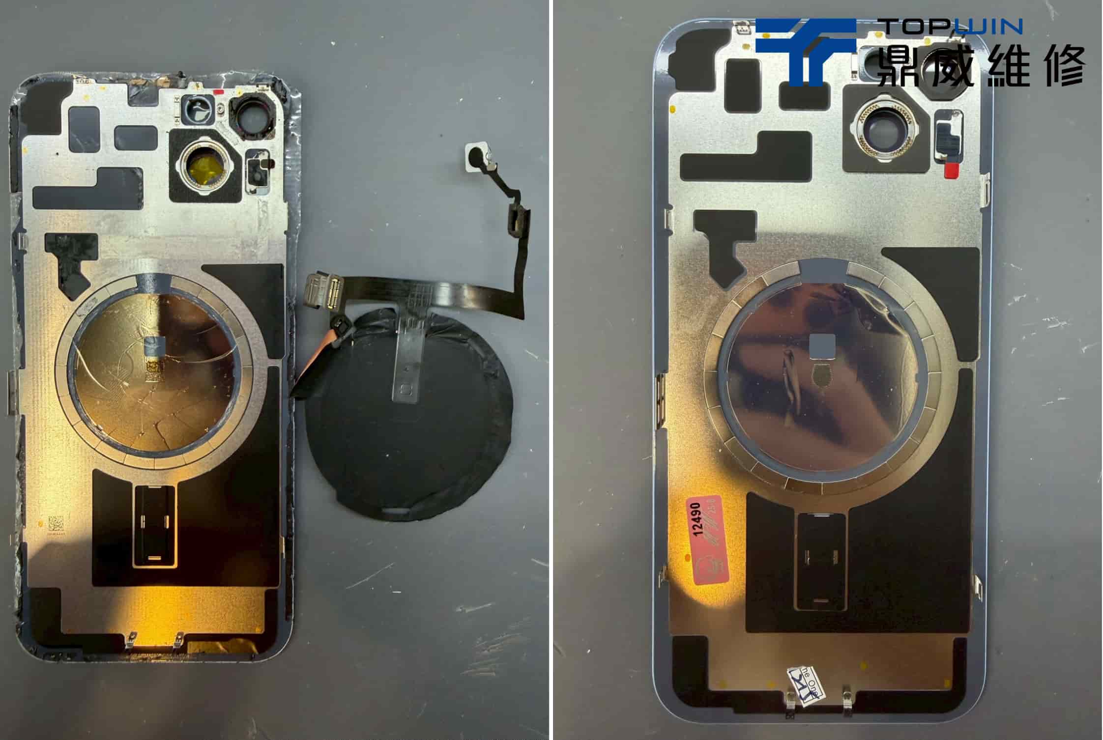 差一步就報廢！iPhone 14 Plus背板維修與電池膨脹完整處理紀錄 圖片7