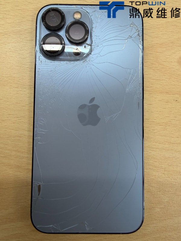 iPhone13ProMax換後玻璃案例分享-維修前