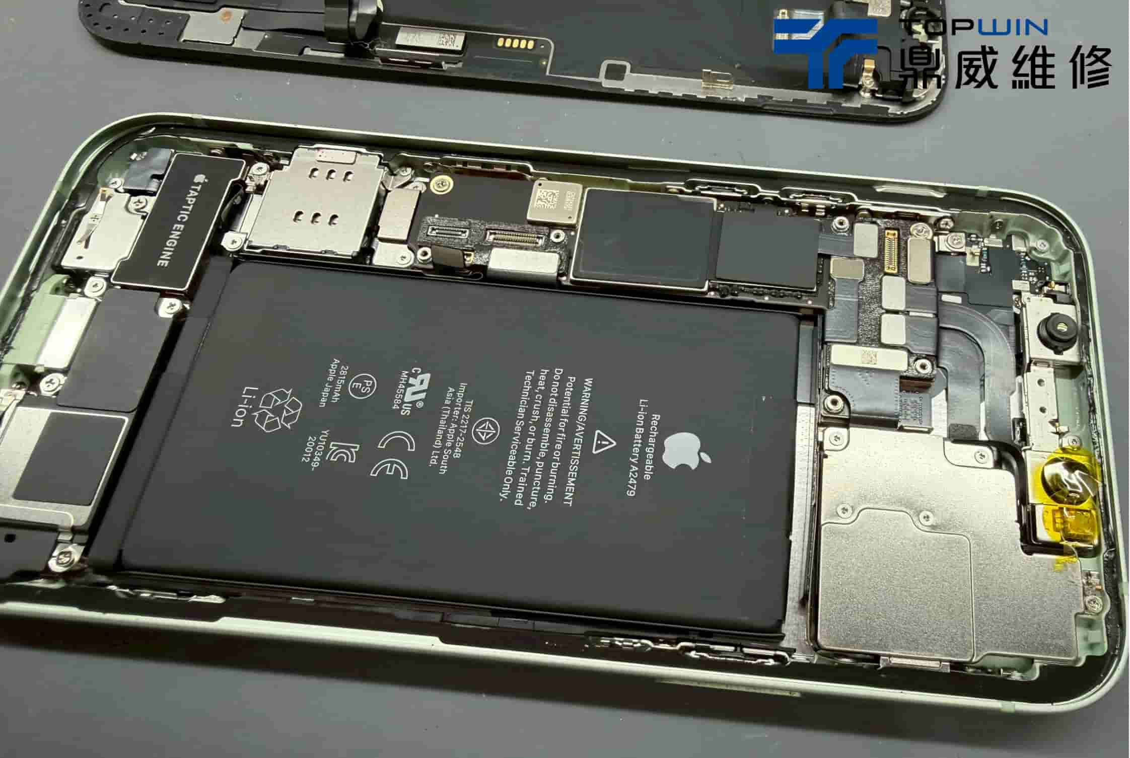 iPhone原廠換電池案例-裝上新iPhone電池