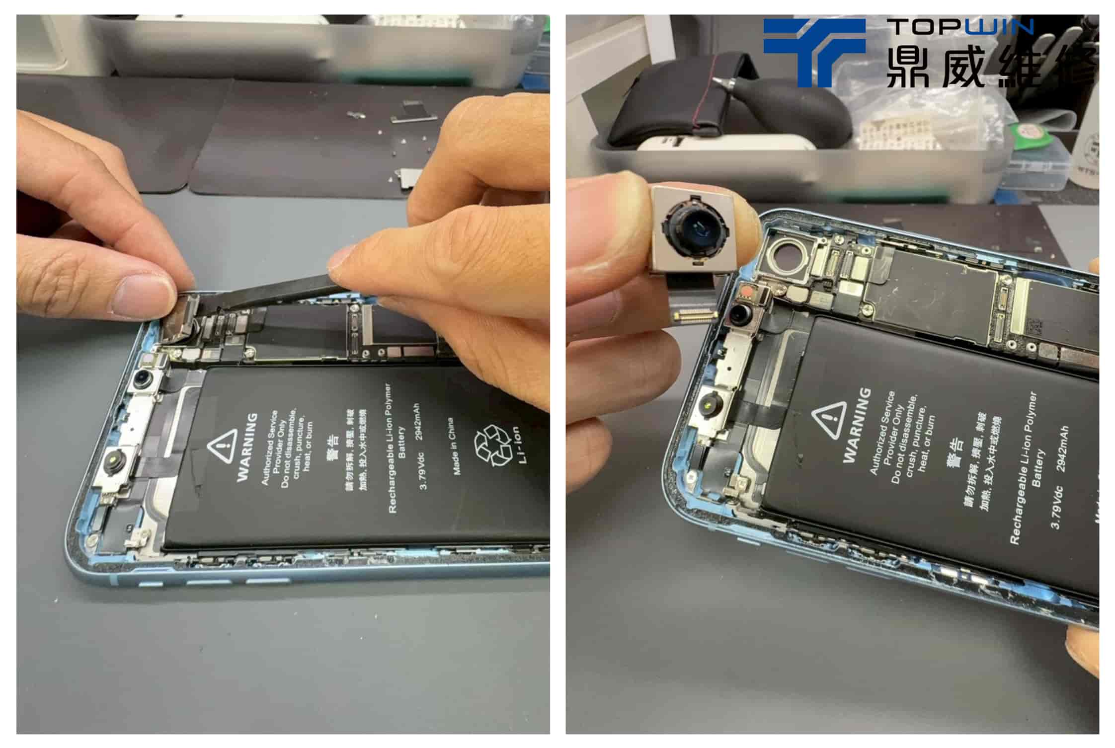 iPhone鏡頭維修案例-拆解鏡頭