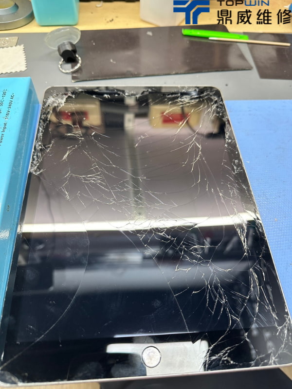 iPad維修案例-觸控玻璃破裂