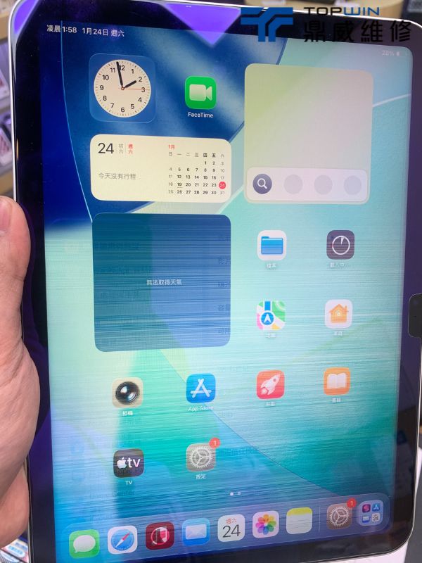 iPad A16螢幕閃爍出現線條？難道是主機板的問題嗎？ 圖片1