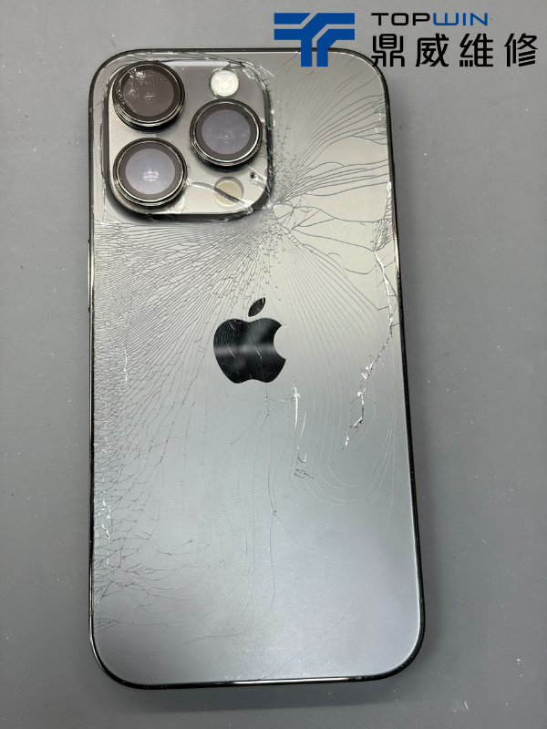 iPhone14PM換後殼案例分享-後殼維修前