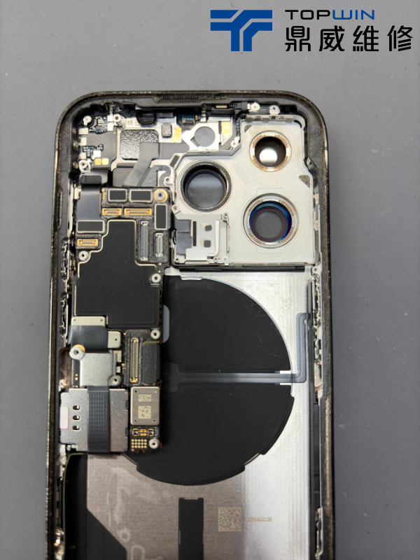 iPhone14PM換後殼案例分享-後殼拆卸下方