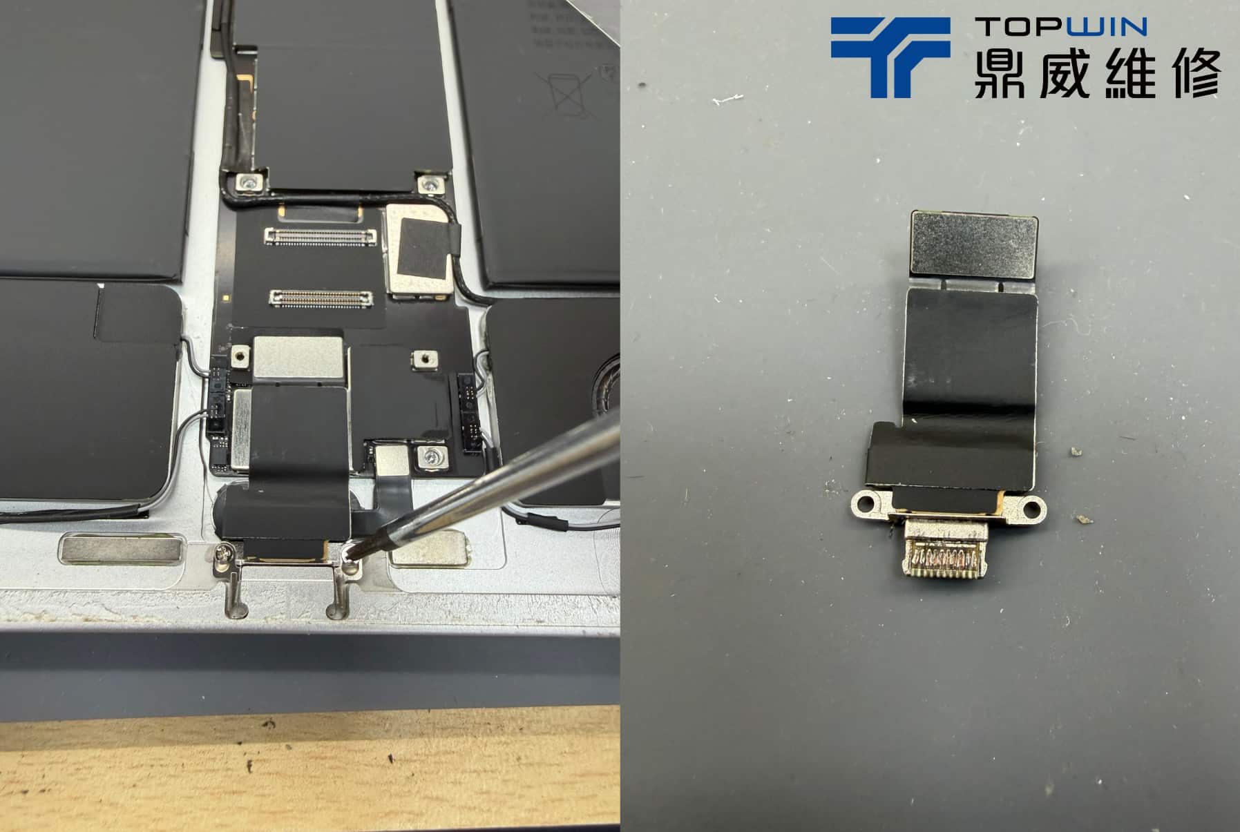 iPad Pro 12.9吋第6代無法充電維修檢測案例圖5