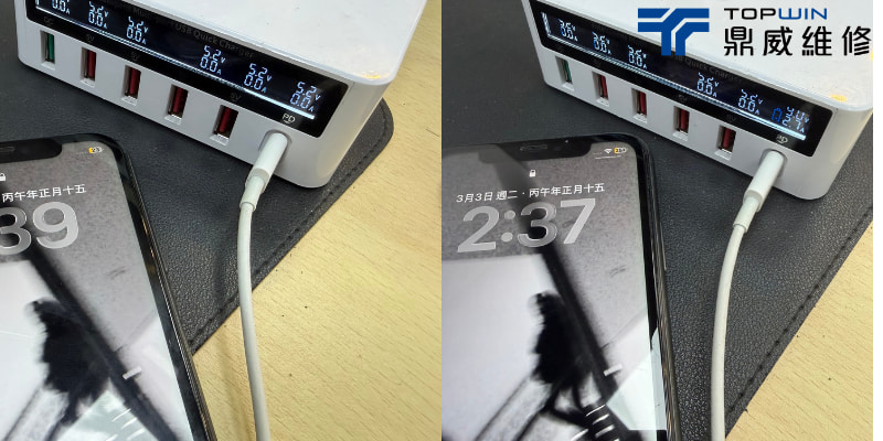 iPhone 11無法充電維修檢測案例圖12
