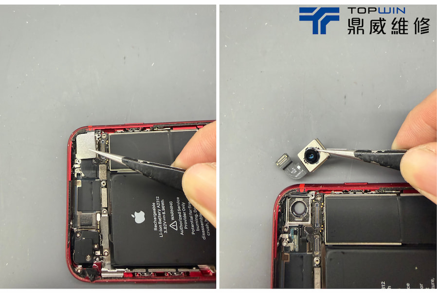 iPhone XR 相機零件拆裝 3