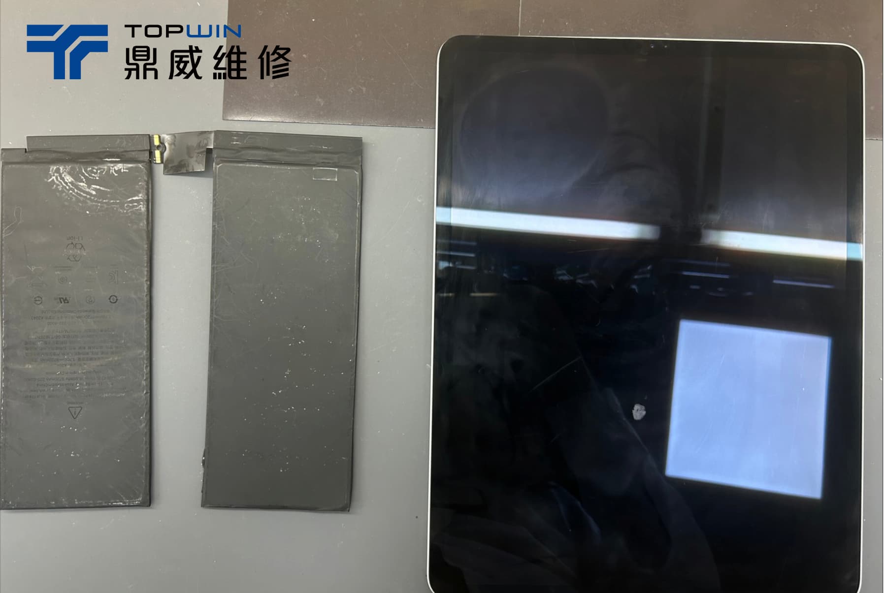 iPad Pro 12.9吋 第四代 平板螢幕撐開？ 小心是電池已經膨脹！ 圖片13