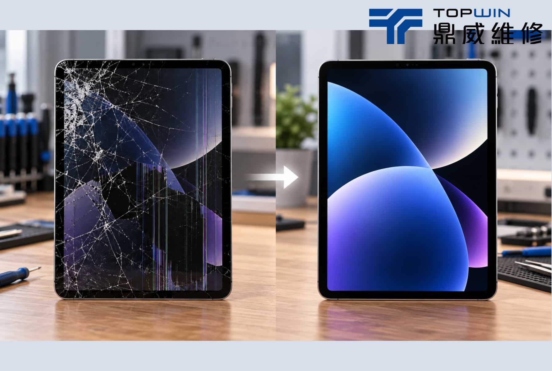 iPad螢幕壞掉一定要維修嗎？先看常見故障狀況