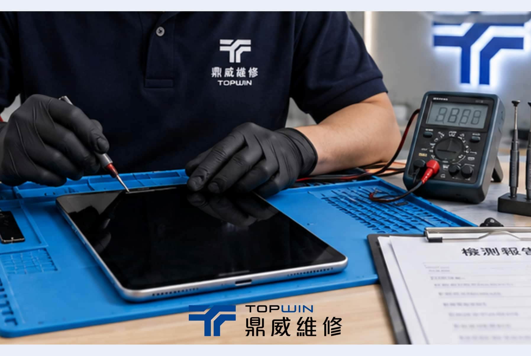 iPad黑屏找不到原因？推薦鼎威維修協助檢測