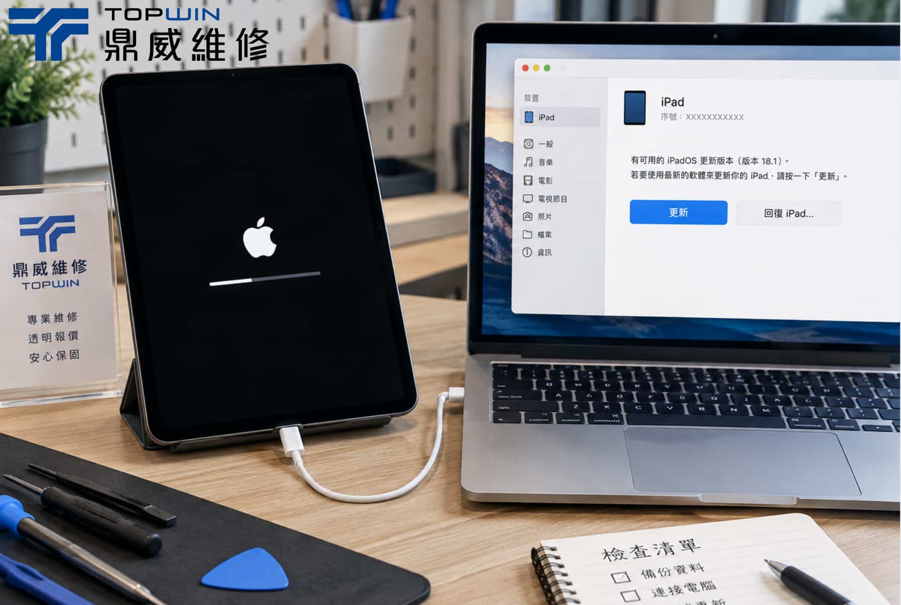 iPad黑屏維修常見問題