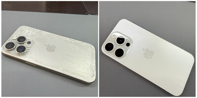 【維修案例】原廠一半價格！iPhone 15 Pro背板破裂修復＋換色一次搞定