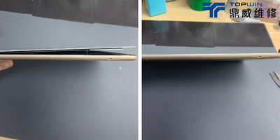 【維修案例】iPad Air 2電池膨脹！面板整個爆開！