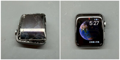【維修案例】Apple Watch S3螢幕摔破怎麼辦？更換螢幕讓手錶恢復如新