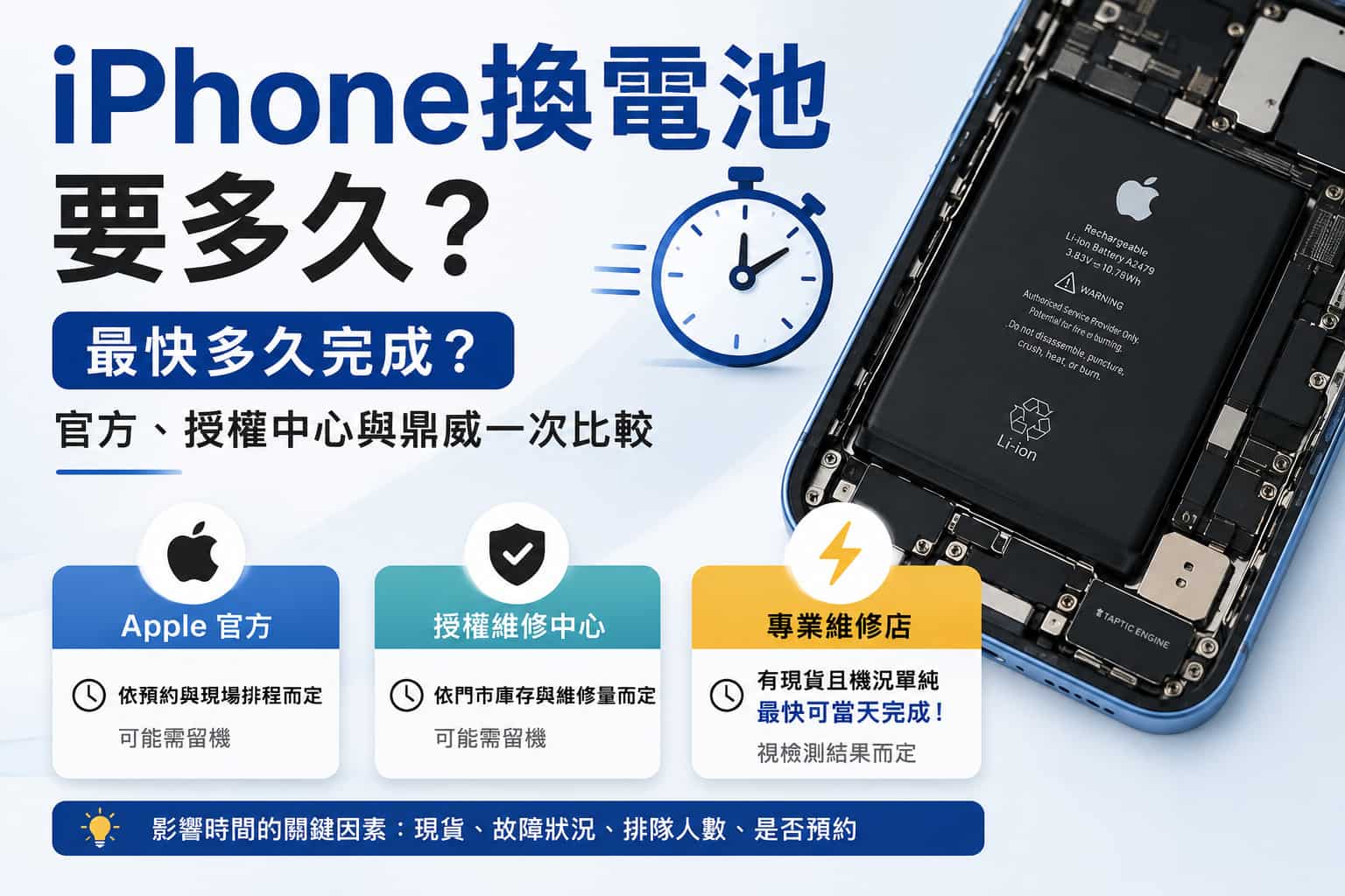 iPhone換電池要多久-封面圖